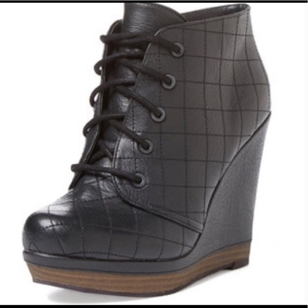 Seychelles Quilted Wedge Bootie